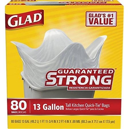 CLOROX Clorox 236005 13 gal Kitch Bag - 80 Count 236005